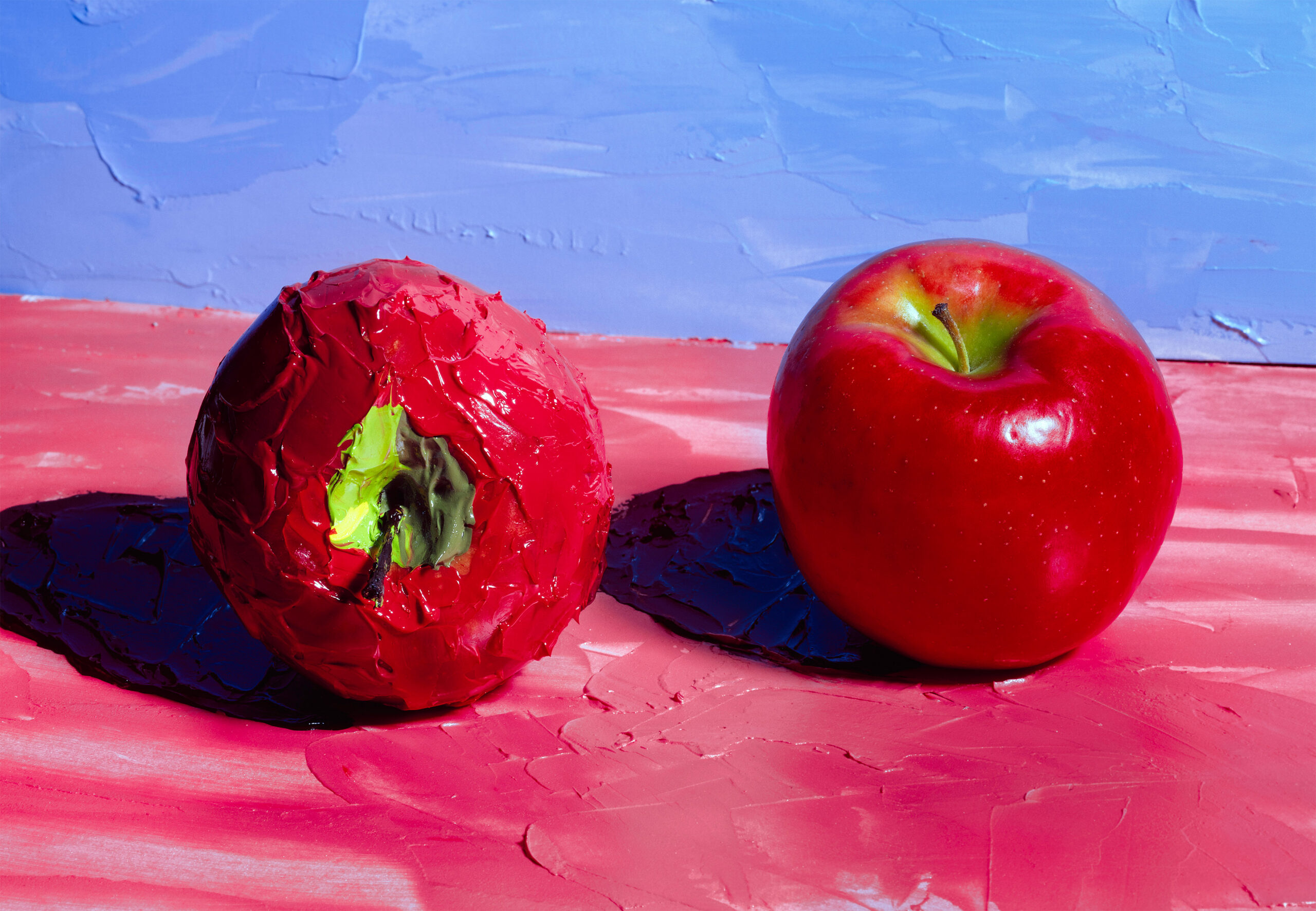 Apples Painted vs Actual, 1984